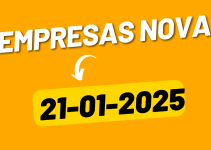 Novas Empresas do dia 21-01-2025