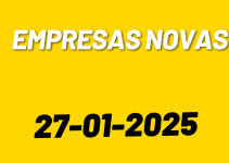 Empresas Novas em Portugal no dia 27-01-2025