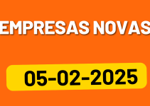 Empresas Novas em Portugal no dia 04-02-2025