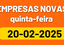 Empresas Novas em Portugal – 20/02/2025 🚀